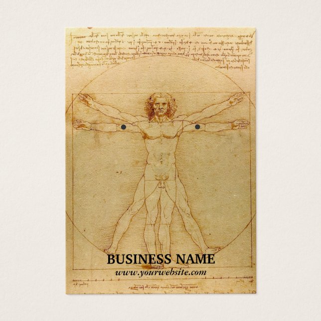 Titular de la vida útil Da Vinci Cuerpo humano (Frente)