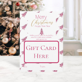 Titular de Tarjeta de Regalo de Árbol de Navidad d