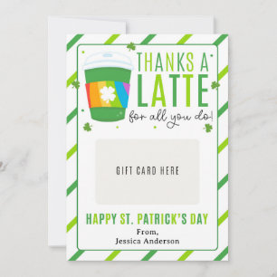 Titular de tarjeta de regalo de café para el día d
