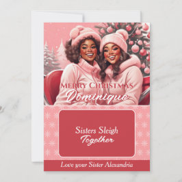 Titular de tarjeta de regalo de Navidad para amiga