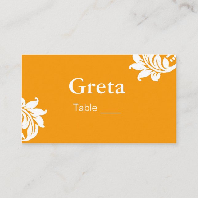 Titulares de tarjetas de la mesa de damasquetes ro (Anverso)