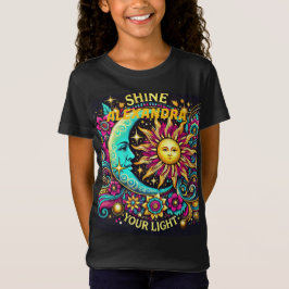 Título: Brilla tu luz - Inspiradora camiseta De