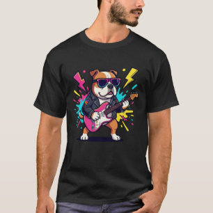 Título: Camiseta gráfica de perro de dibujos anima