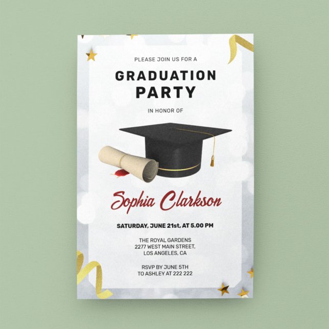 Título de graduación e invitación para graduación (Subido por el creador)
