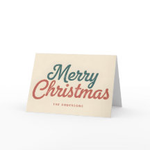 Título de Navidad con letra script modernista de m