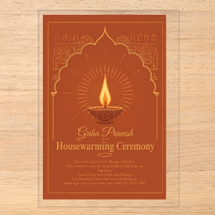Título: Elegante Tarjeta de Invitación de Griha Pr