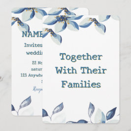 Título: Invitación de Boda Personalizada Elegante