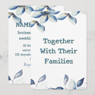 Título: Invitación de Boda Personalizada Elegante 