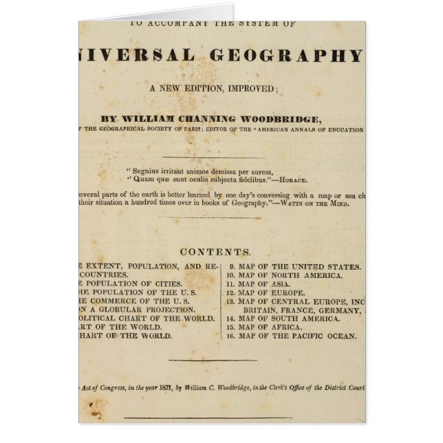 Título Página Atlas modernos (Frente)