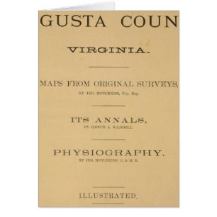 Título Página Condado de Augusta, Virginia
