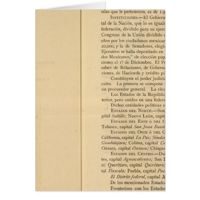 Título Página del Atlas de México 1874 (Frente)