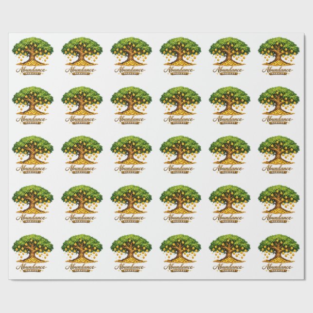 Título  Papel de Regalo de Rollo del Árbol del Din (Superficie plana)