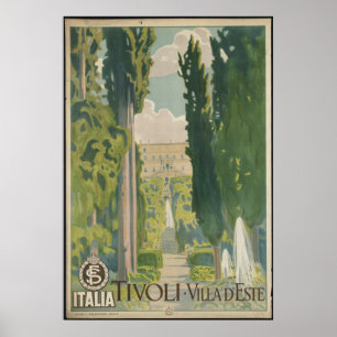 Tivoli Vintage Viajes Poster Ad Retro Impresiones