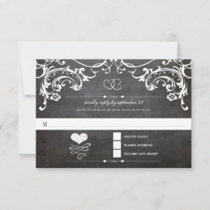 Tiza Corazón Bonito Tipografía Iniciales RSVP