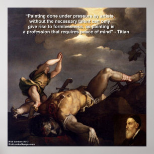 Tiziano David y Goliat & Póster de cita