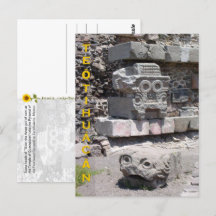 Tláloc, Teōtihuácān, México - postal