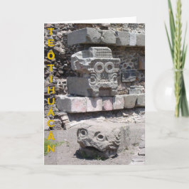 Tláloc, Teōtihuácān, México - tarjeta