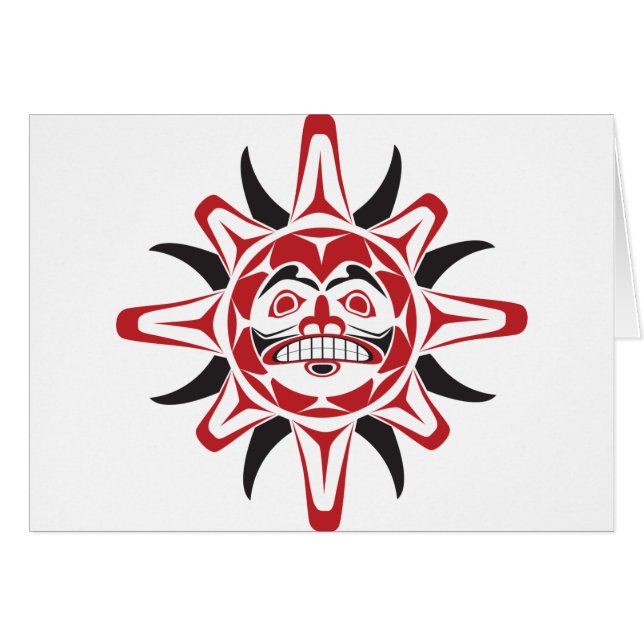 Tlingit Sun (Anverso (Horizontal))