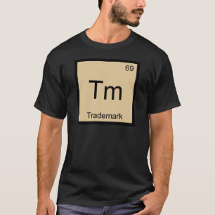 Tm - Marca Divertida Camiseta Símbolo Elemento Quí