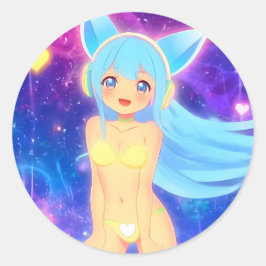 Tne Stellargroove Asame Pegatina redondo #01