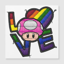 Toad de amor - Imán arcoiris