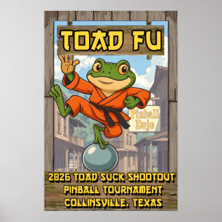 Toad Fu - Toad Suck Shoot Out 2026 Póster