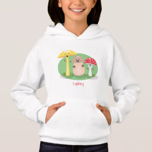 Toadstool de hongos de hongo de kawaii