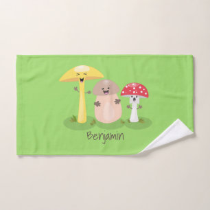 Toadstool de hongos de hongo de kawaii
