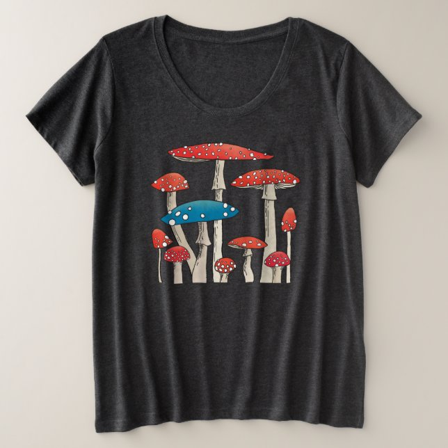 Toadstools Camisetas de hongos (Anverso del diseño)