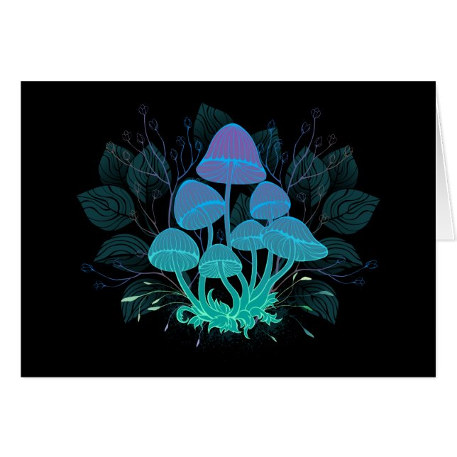 Toadstools en Bushes (Anverso (Horizontal))