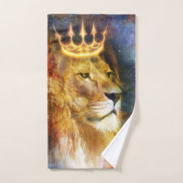 Toalha de Mão Leão de Judá Cósmico