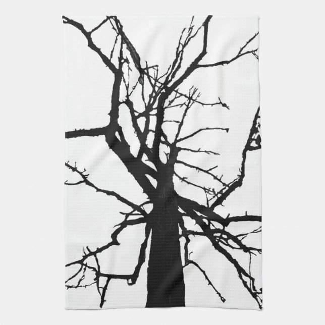 Toalla abstracta de árbol superior (Vertical)