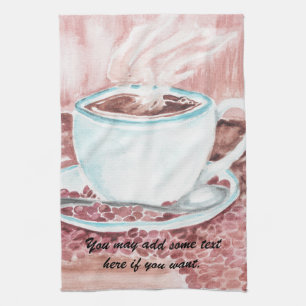 Toalla acuática para café caliente