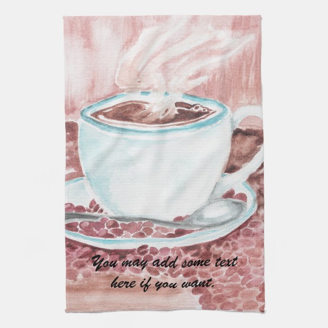 Toalla acuática para café caliente (Vertical)