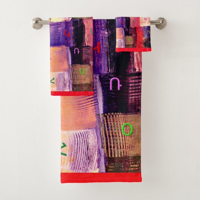 Toalla alfabética armenia (In situ)