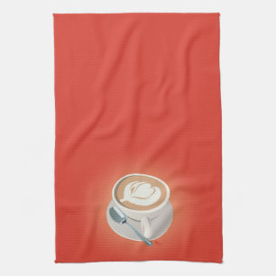 Toalla anaranjada de Latte