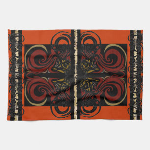 Toalla anaranjada exótica