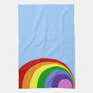 Toalla arco iris retro
