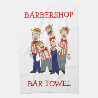 Toalla Barbershop Quartet Bar Personalize