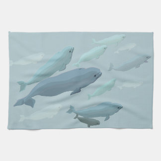 Toalla Beluga Toallas de baño para ballenas Regalo
