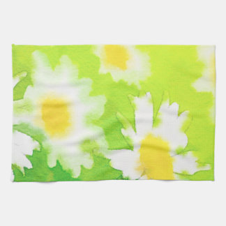 Toalla blanca de gitano floral