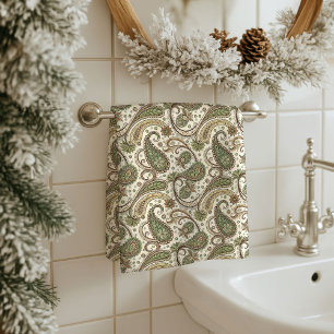Toalla Boho Acogedora Paisley Regalo para su Baño