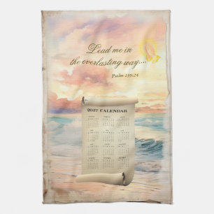 Toalla Calendario 2027 Salmo 139 Inspirador