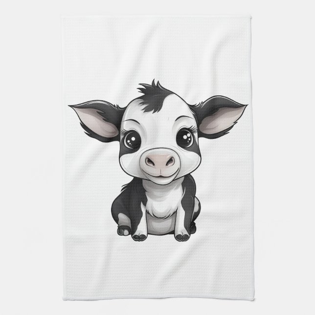 Toalla "Cocina moda" - Manos secas, corazón cálido (Vertical)