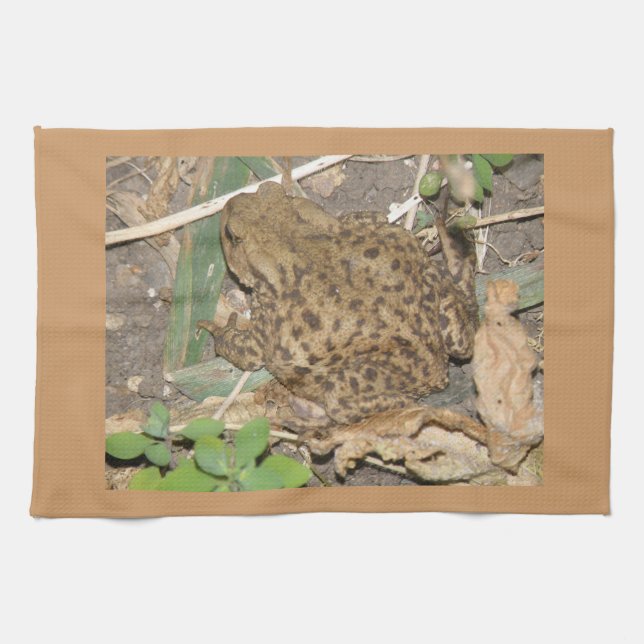 Toalla común europea de cocina de toad (Horizontal)