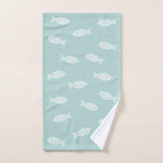 Toalla con estampado de pescado