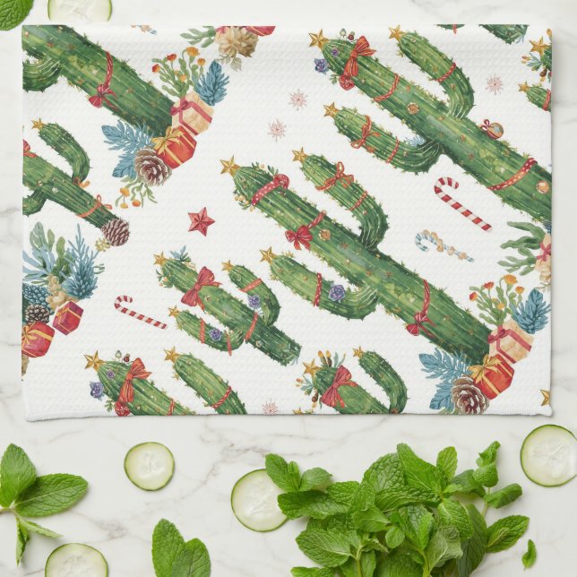 Toalla con tema de Navidad de Arizona  (Doblado)