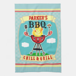 Toalla conocida de encargo del Bbq de la barbacoa