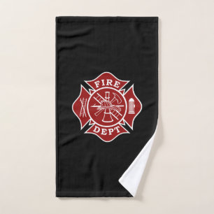 Toalla cruzada maltesa para bomberos
