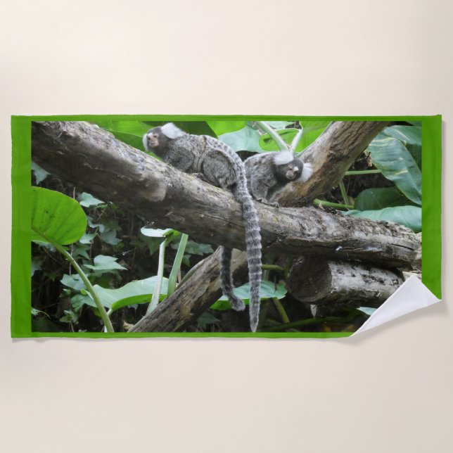 Toalla Cute Monkeys Beach (Anverso)